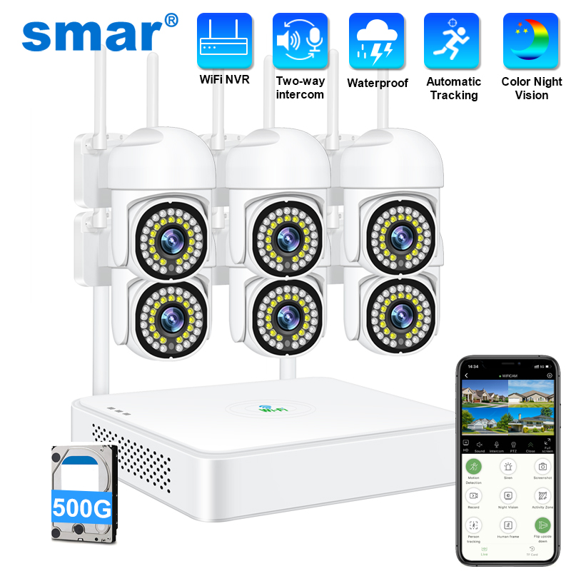 Home Security Network - Smar 3MP Wireless CCTV Security Camera