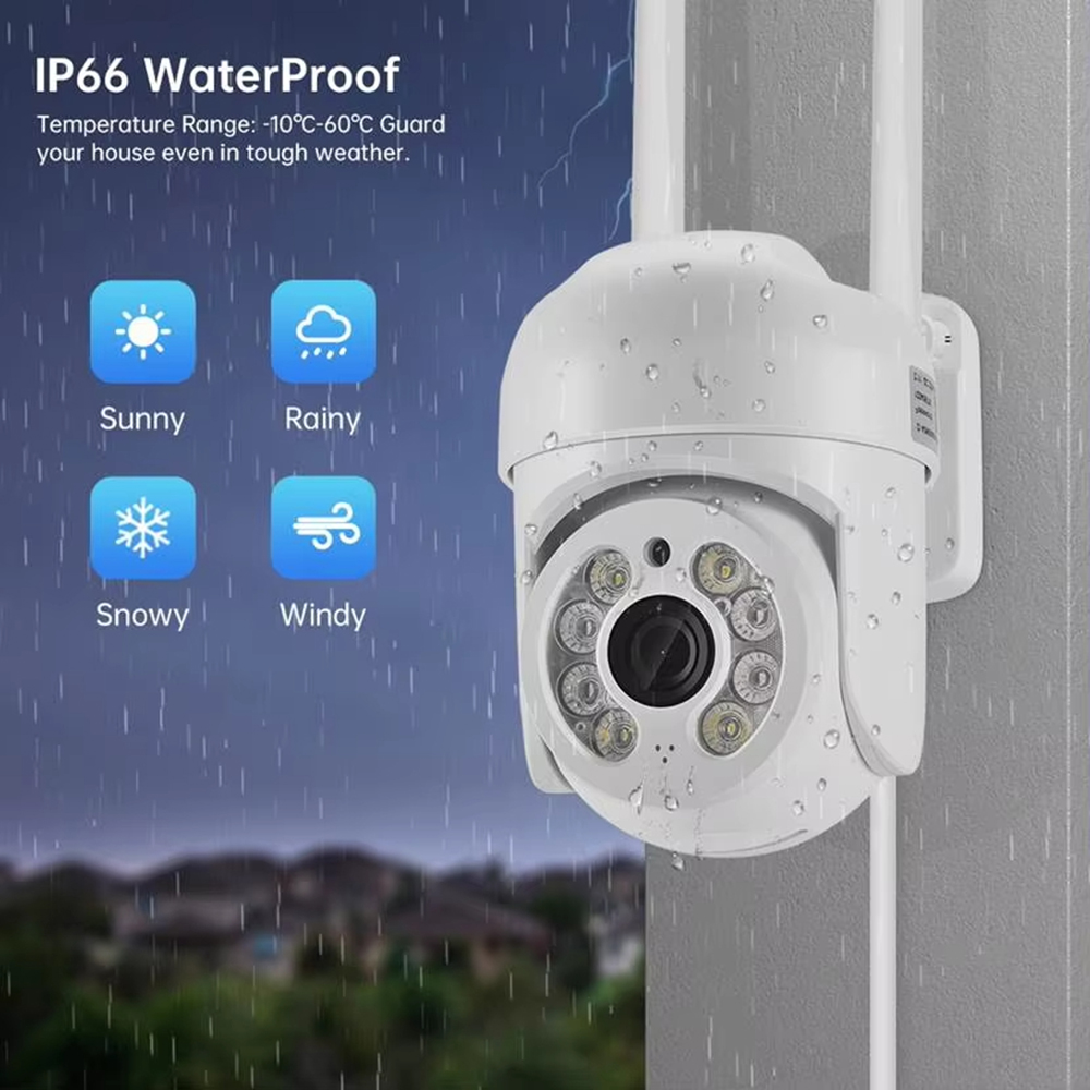 ICsee 4MP Wireless PTZ Securit - Home Security Outdoor Camera System 评论和价格