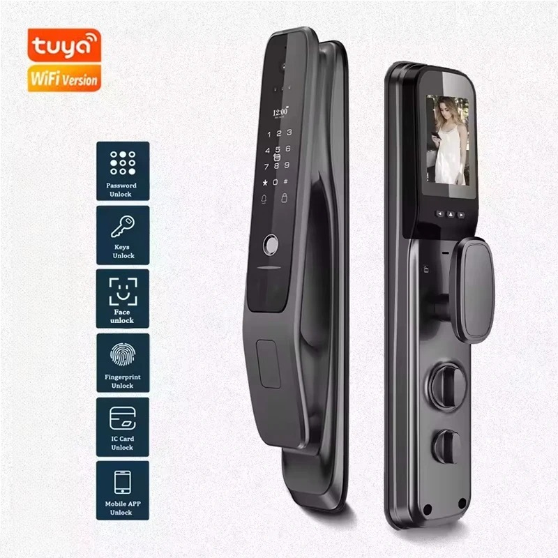 HX5 Smart Door Lock 3D Face Re - Home Security Wifi Camera 评论和价格