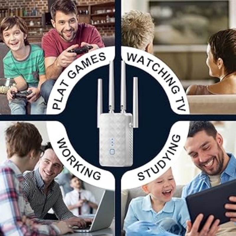 1200Mbps Dual Band WiFi Repeat - Home Security Network 评论和价格