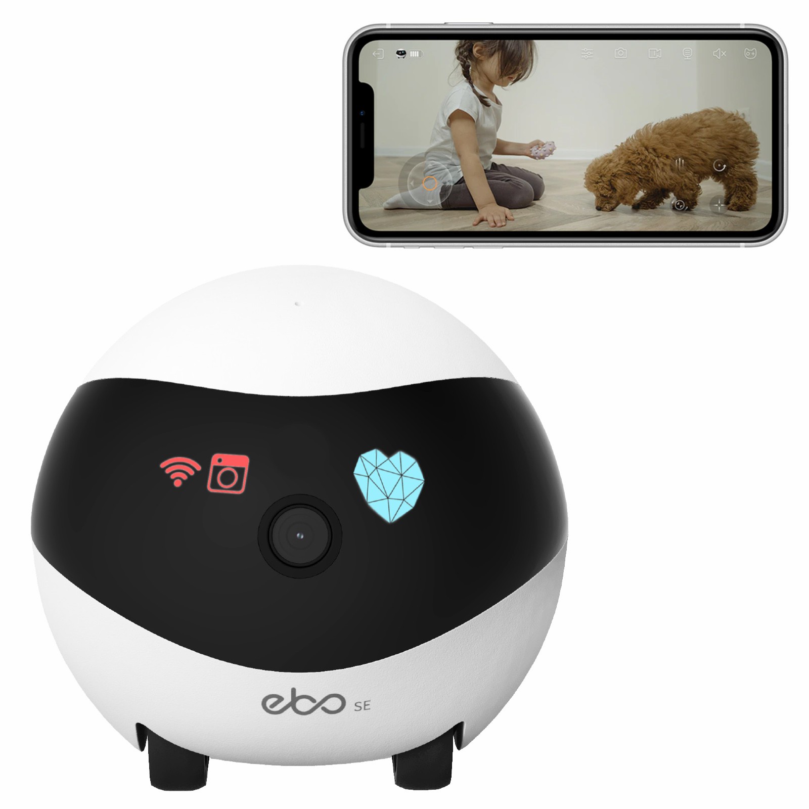 EBO SE Smart Home Robot Compan - Home Security Robots 评论和价格