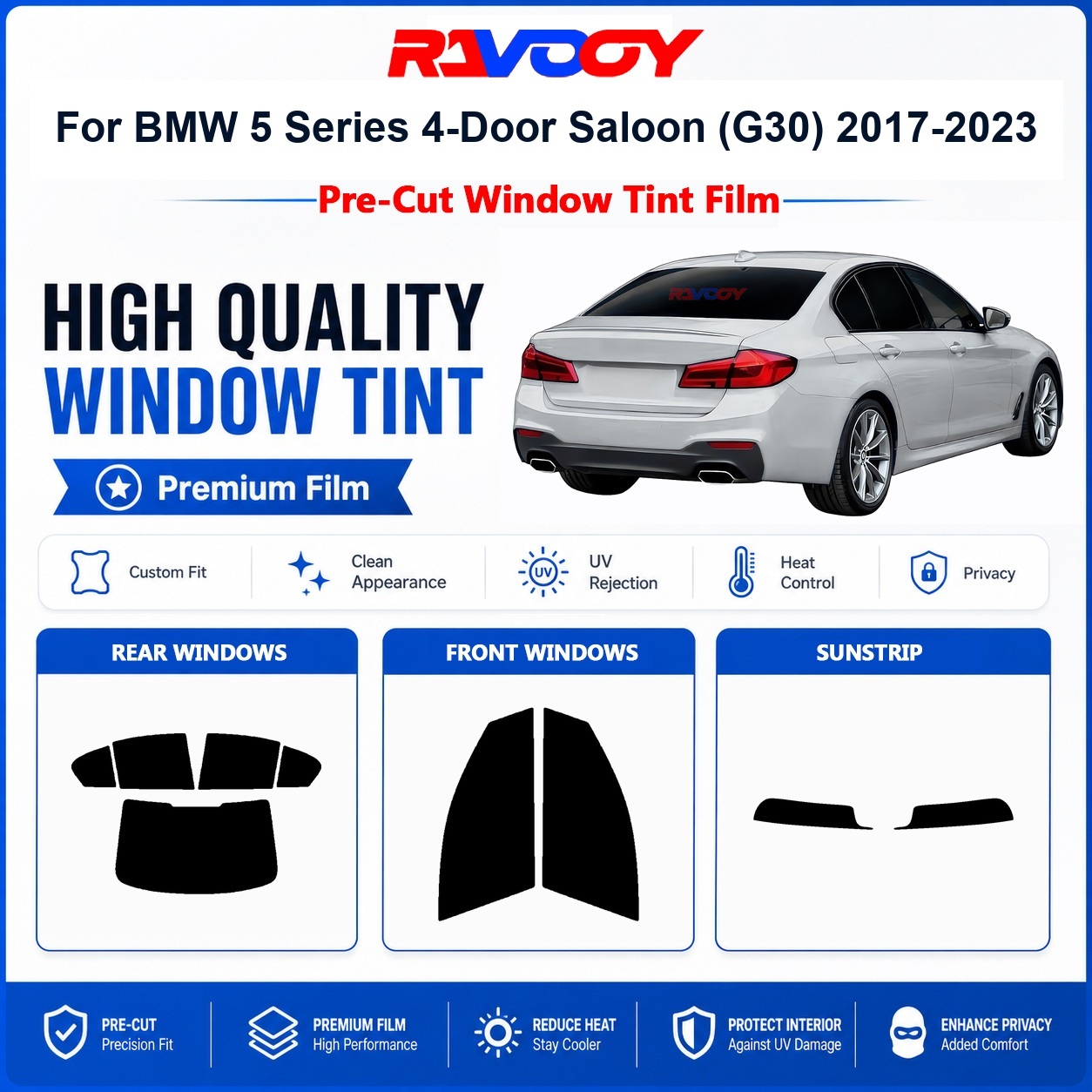 Premium Pre-Cut Window Tint Fo - Home Security For Windows 评论和价格