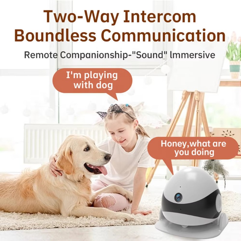 Wireless 2K HD Mobile Pet Comp - Home Security Robots 评论和价格