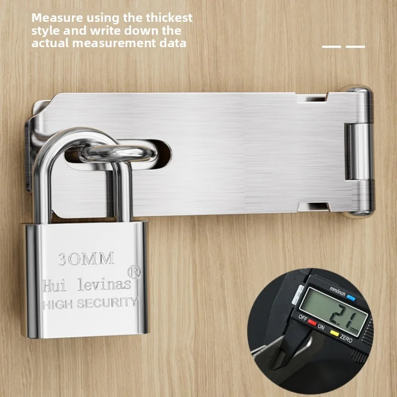 Stainless Steel Padlock Hasp 9 - Home Security Tapo 评论和价格