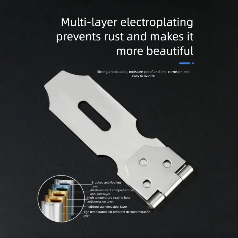 Stainless Steel Padlock Hasp 9 - Home Security Tapo 评论和价格