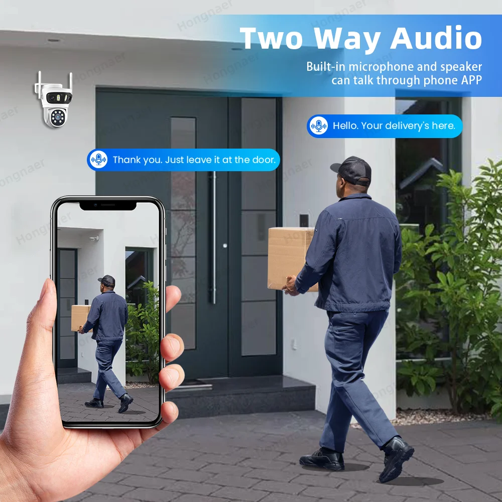 2026 Hongnaer 6MP 4CH 3 Lens 2 - Home Security Wifi Camera 评论和价格