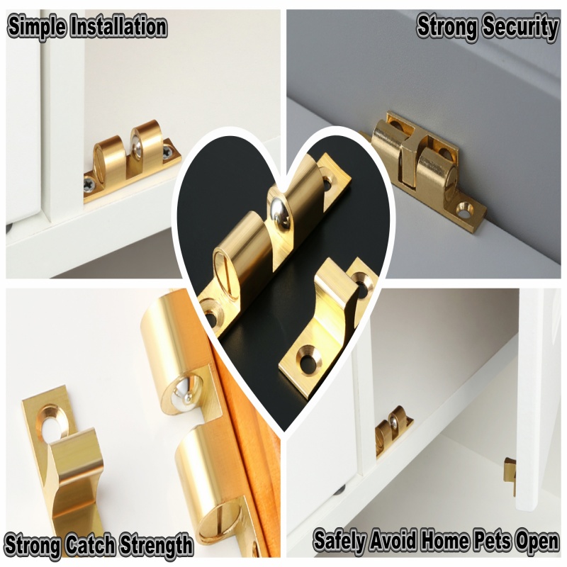 3/6pcs Cabinet Closet Door Bal - Home Security Tapo 评论和价格