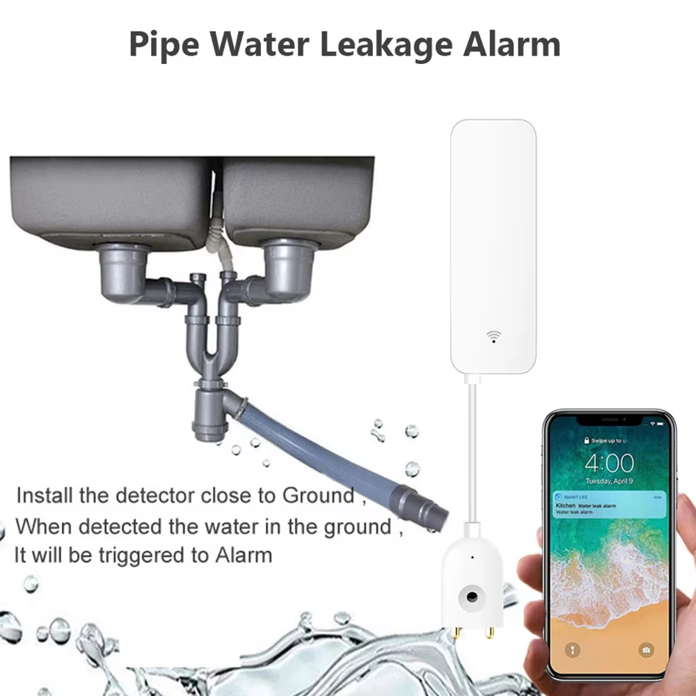 ZigBee WiFi Water Leak Sensor  - Home Security Business 评论和价格