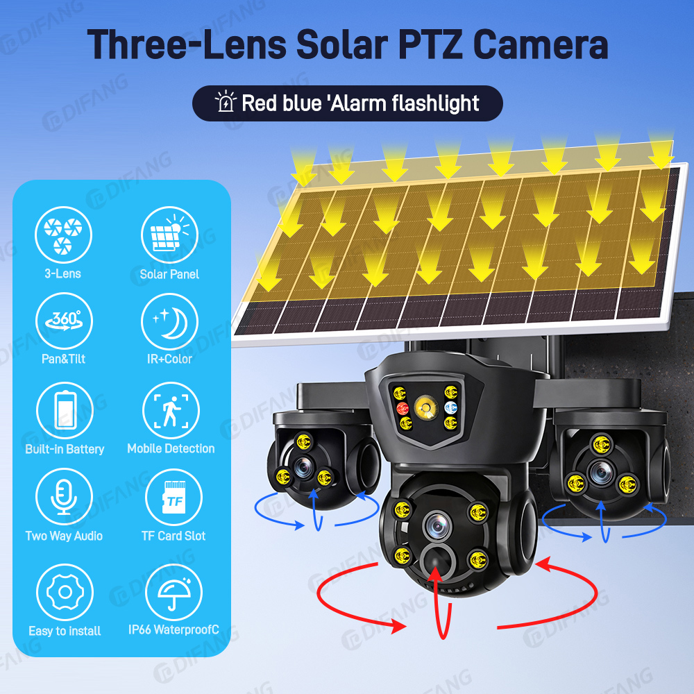 V380 Pro New 20MP WIFI Solar C - Home Security Outdoor Camera System 评论和价格