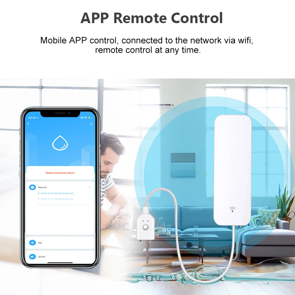 Tuya WiFi Zigbee Water Sensor  - Home Security Business 评论和价格