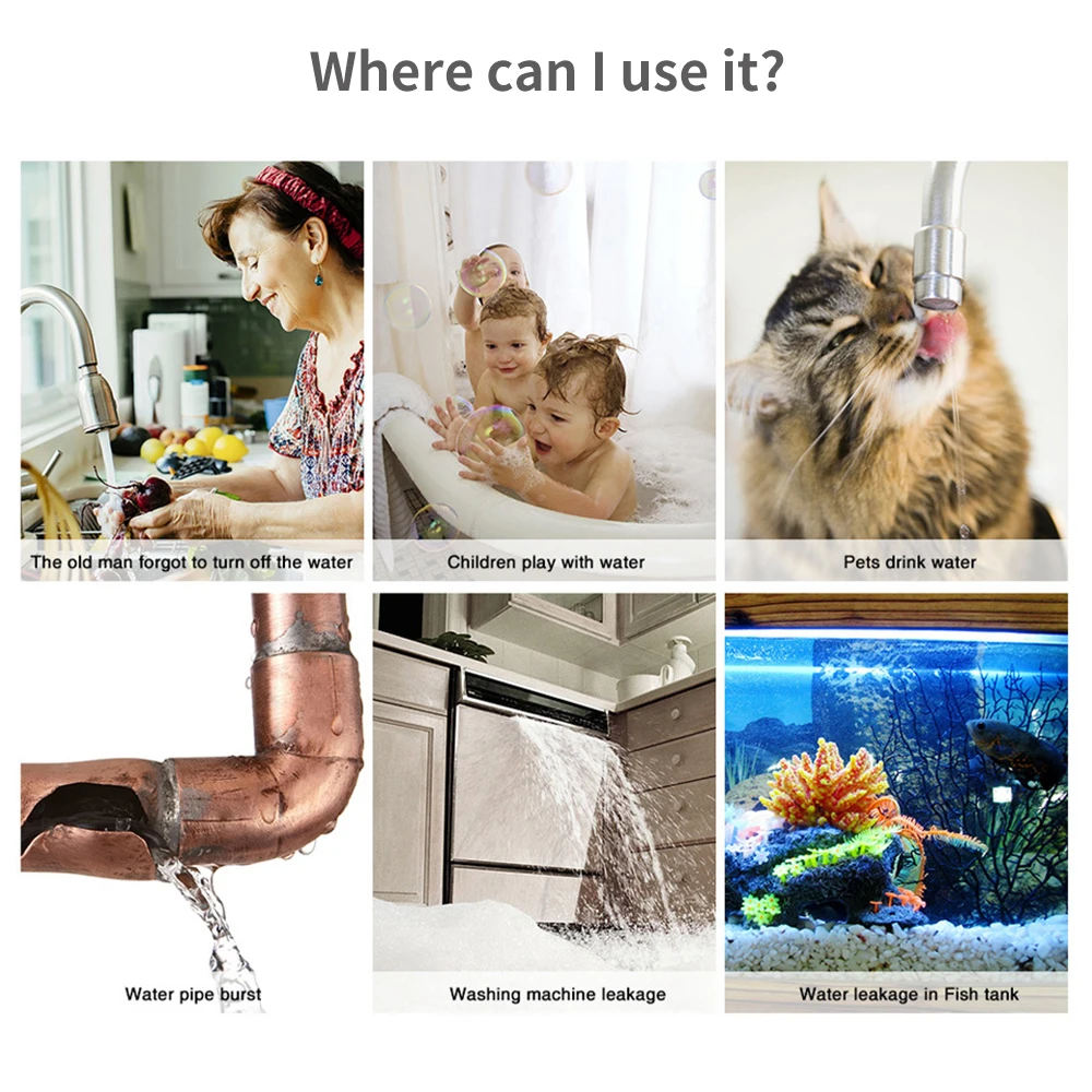 Tuya WiFi Zigbee Water Sensor  - Home Security Business 评论和价格