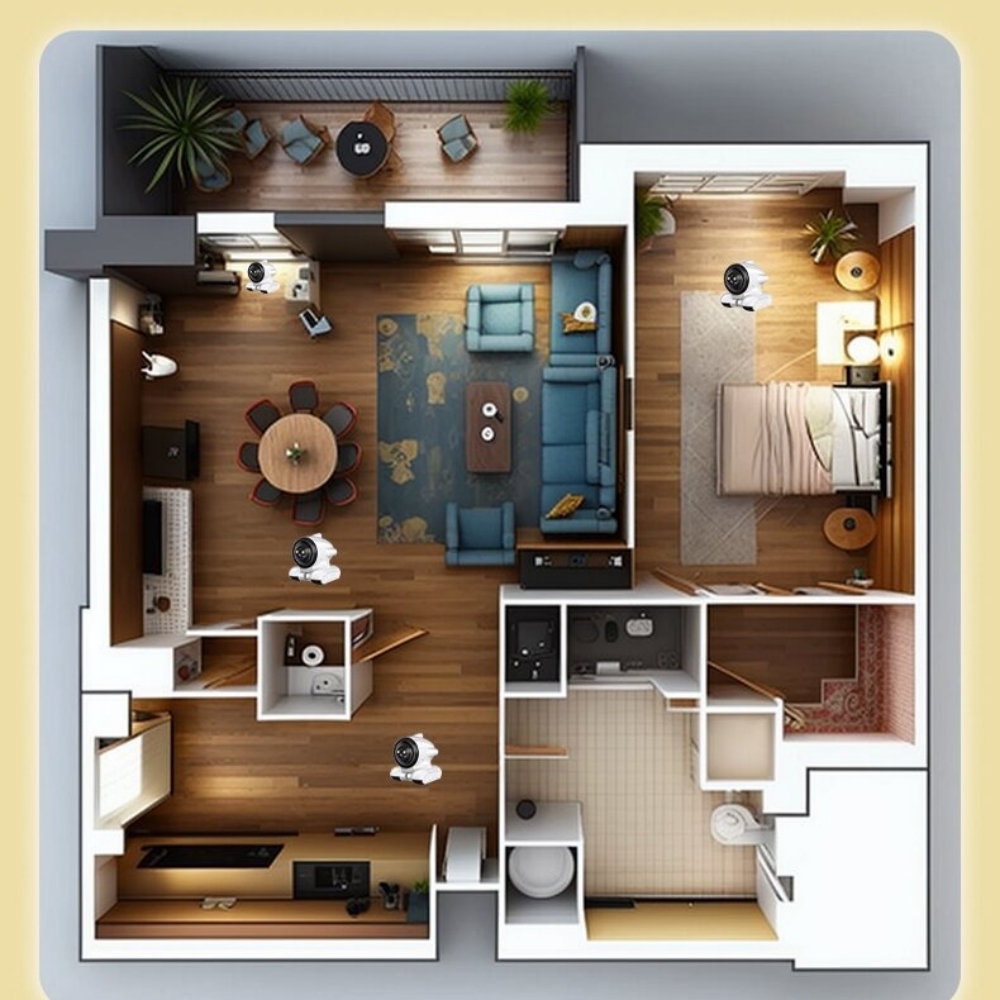 NCZOBOE Smart Home Security Tw - Home Security Robots 评论和价格