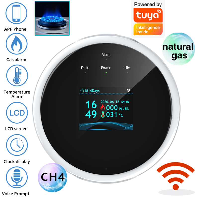 2.4G WiFi Gas Alarm Sensor Com - Home Security Network 评论和价格
