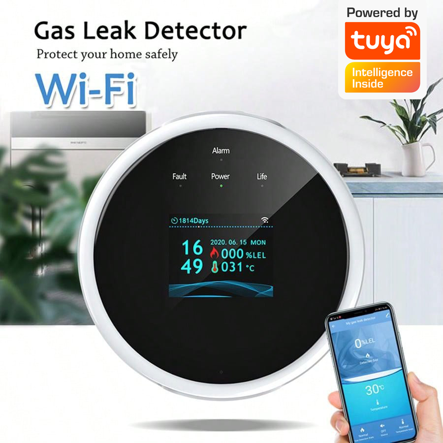 2.4G WiFi Gas Alarm Sensor Com - Home Security Network 评论和价格