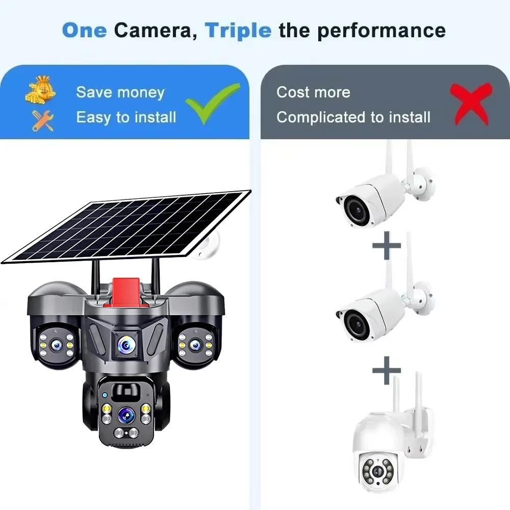 KERUI V380 Pro Outdoor PTZ 6MP - Home Security Network 评论和价格