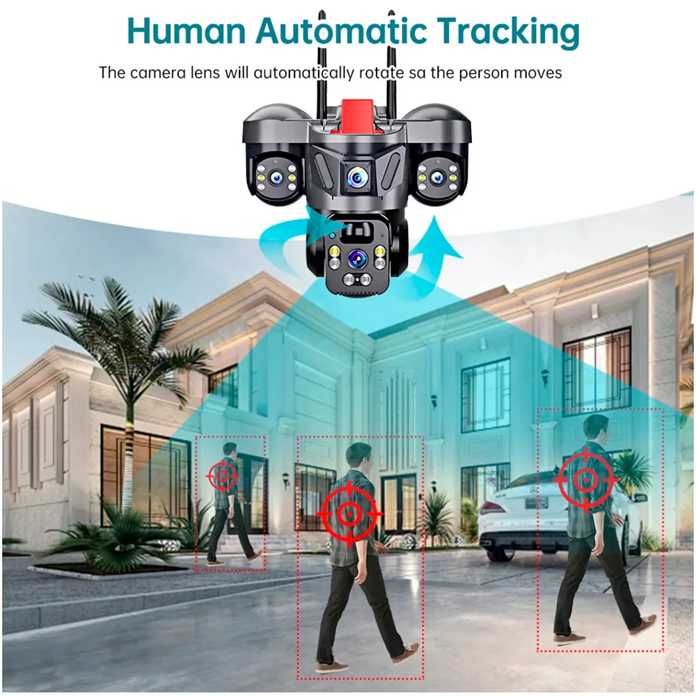 KERUI V380 Pro Outdoor PTZ 6MP - Home Security Network 评论和价格