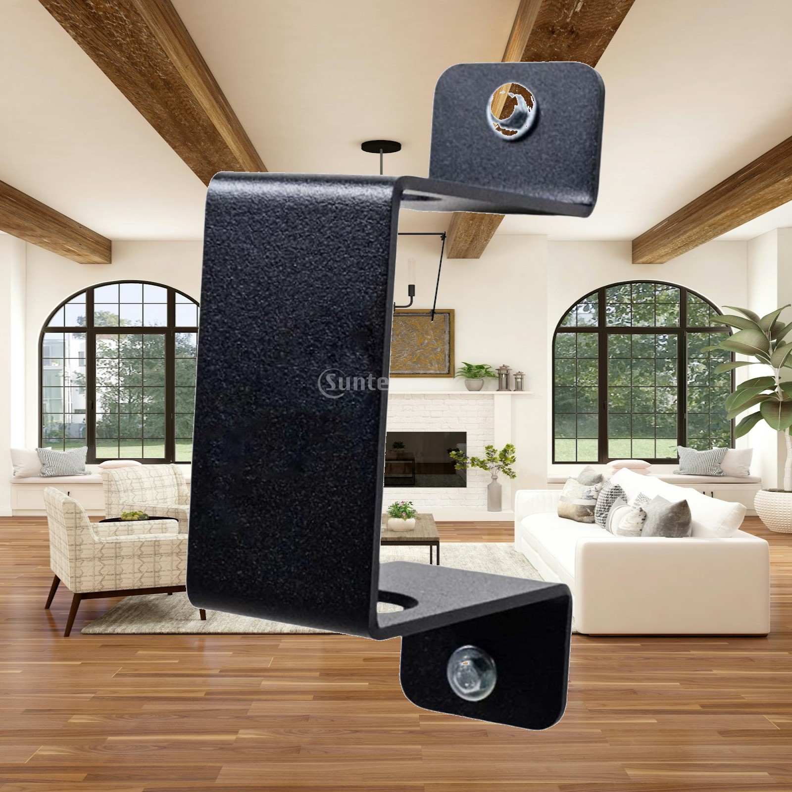 Barbell Bar Wall Rack Steel Co - Home Security Training 评论和价格