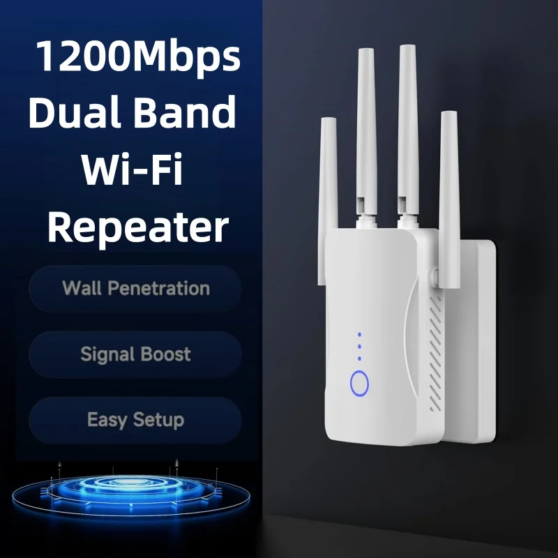 2.4G/5GHz Dual Band WiFi Repea - Home Security Network 评论和价格
