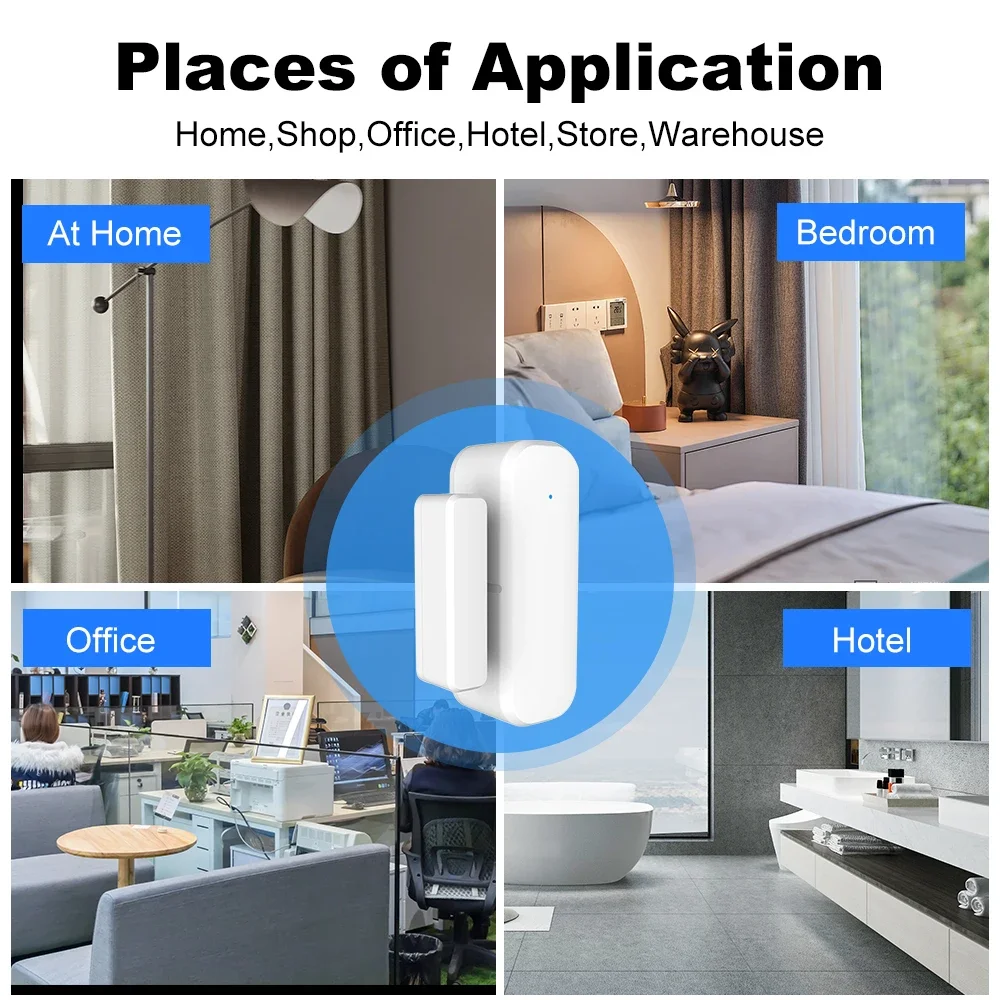ZigBee Door Window Sensor Wire - Home Security Business 评论和价格