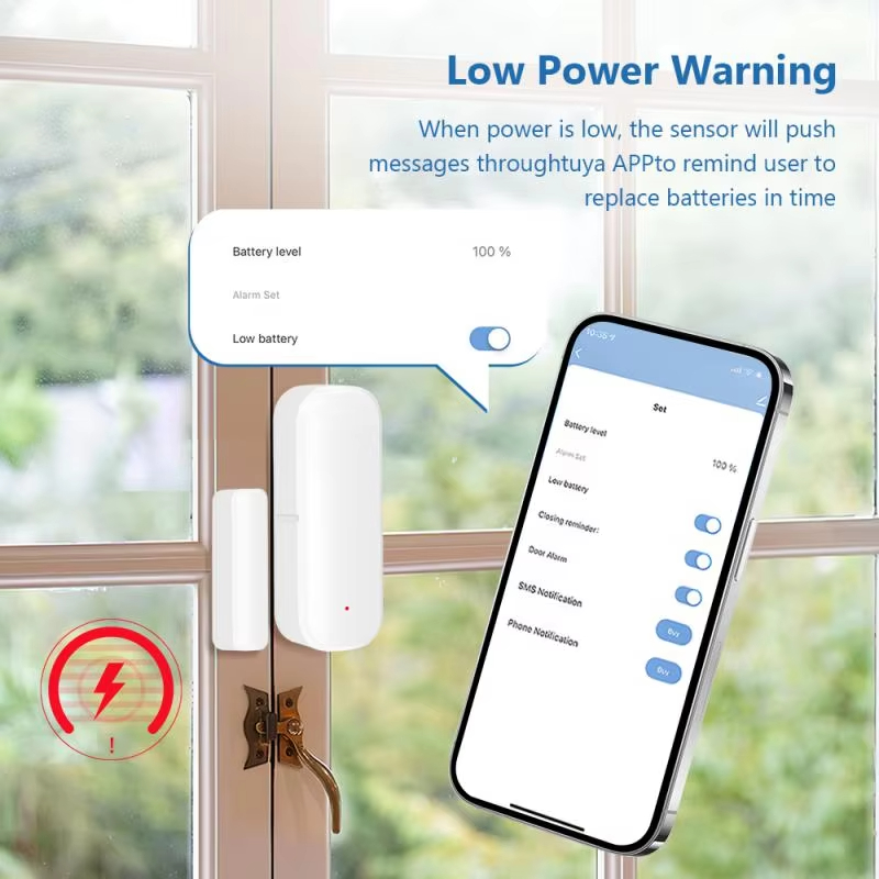 ZigBee Door Window Sensor Wire - Home Security Business 评论和价格