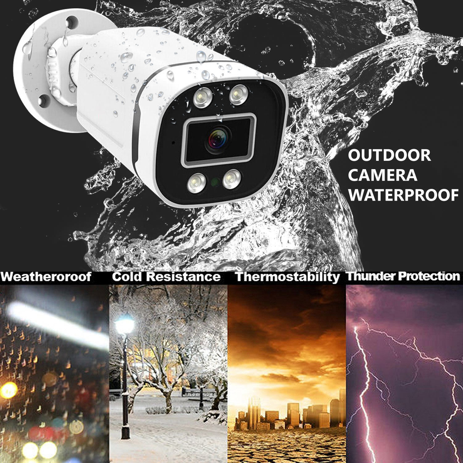 4CH 8CH AHD 2MP 5MP AHD Outdoo - Home Security Outdoor Camera System 评论和价格